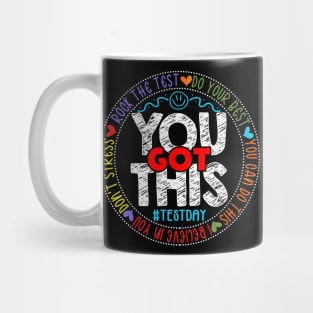 Test Day Rock The Test Teacher Testing Day You Got This Mug